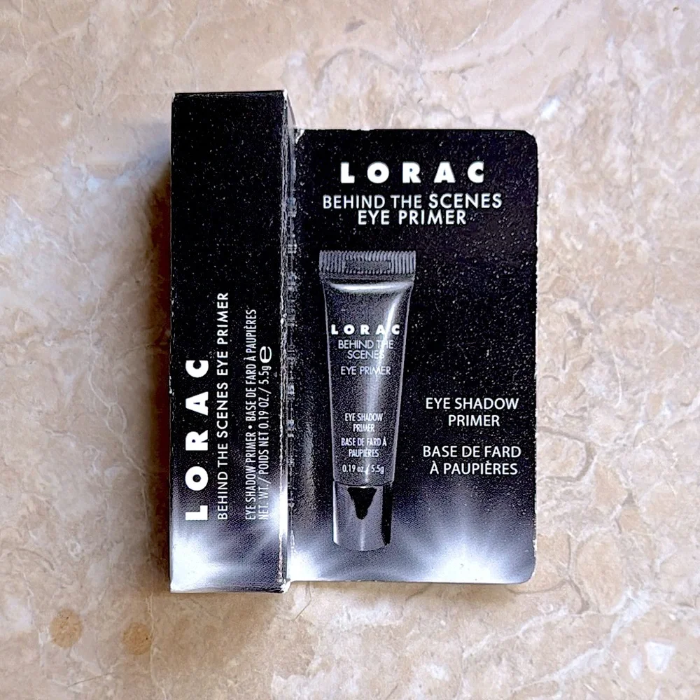 Lorac Behind the Scenes Eye Eyeshadow Primer Mini Travel .19 oz 5.5g NEW IN BOX